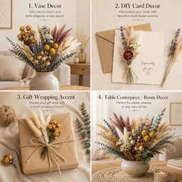 16 soorten droogbloemen, klein, voor vaas en DIY-decor — thumbnail 3