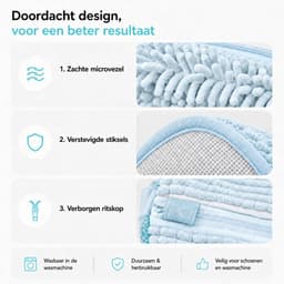 BOTC Schoenwaszak - Waszak voor schoenen - 2 stuks - Herbruikbaar - Wasmachine&Droger - voor Sneakers en Tennisschoenen - Lichtblauw — thumbnail 4