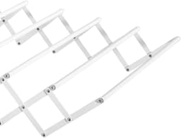 Wanddroogrek – Uitschuifbaar en Inklapbaar – 63,5 x 60 x 20 cm – Metaal – Wit – Binnen en Buiten — thumbnail 4