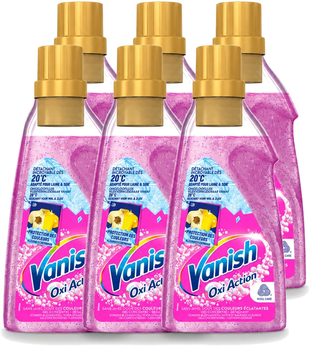 6 x Vanish – Wasbooster Gel – Oxi Action – 750 ml - Voordeelverpakking - 6 stuks — afbeelding 1
