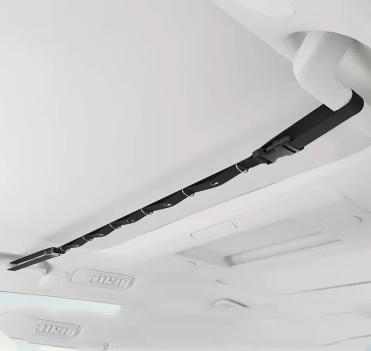 Waslijn - Ophanglijn voor in de auto - Auto-waslijn - Auto-accessoires - 83cm*3cm - Veelzijdige bevestigingsband - Ophangkoord voor opslag in de auto - Geschikt voor de meeste auto's — afbeelding 1