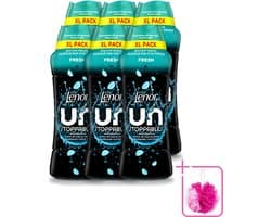 6 x Lenor Unstoppables - Geurbooster - Fris - Non-Stop Frisheid - Grootverpakking - Bulkverpakking - Geurbooster - Douchemop - Frisheid