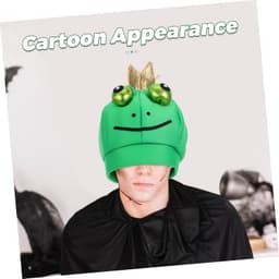 Volwassenen Meisje Universele Groene Hoofdband Hoed Cosplay Pet voor Halloween Carnavalsfeest Veelzijdige Podiumaccessoire voor Verkleedpartij — thumbnail 2