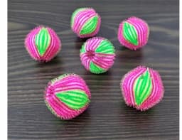 Herbruikbare Wasballen voor Haar en Pluisjes - 6 Stuks — thumbnail 4