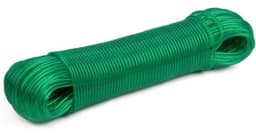 Waslijn voor buiten – Kunststof gecoate stalen kabel, 50 m, groen — thumbnail 1