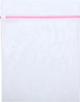 Scoby - Lingerie Waszak - Wasnetje - Waszak - Wasmachine Zak - Laundry Bag - 40 x 50 cm - Wit met Roze — thumbnail 1