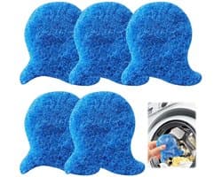 Set van 5 Anti-Haarballen voor Wasmachine - Herbruikbare Dierenhaarvanger