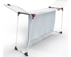 Vileda Infinity Flex Droogrek - Tafel Droogrek - 30 m drooglengte - Telescopisch uittrekbaar centraal plateau - Hoge vleugels