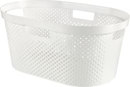 Curver - Infinity Recycled Dots - Wasmand - 40L - Wit — thumbnail 1