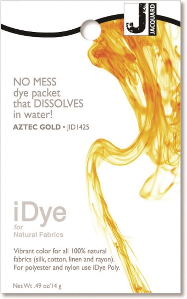 Jacquard iDye Natural textielverf Azteeks goud 14 g — afbeelding 1