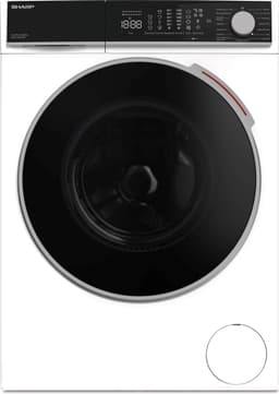 Sharp ESNFL814CWDABX Wasmachine met groot bedieningspaneel — thumbnail 1