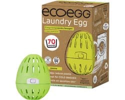 EcoEgg Was ei – Jasmine - Wasparels – Navulbaar – Geschikt voor de gevoelige huid – Dermatologisch getest - 70 wasbeurten - Groen