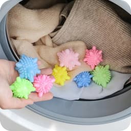 StainGuard Wasbal - 5 stuks - Wasmachine - Vlekkenbestrijding - Knoopvrije was - Kledingverzorging - Kledingbescherming - Wasroutine vereenvoudigen - Wasmachine-accessoire - Kledingverzorgingsproduct - D4.4 — thumbnail 3
