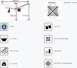Blome Droogmolen Duomatic 45 - Groen — thumbnail 3