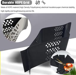Grond Grid - Grind Stabilisator - Opritten Stabiliseren - Hoge Draagkracht - 40x40 cm - Zwart — thumbnail 4