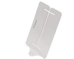 Naaiclips - Zoomklem stof - Stof zomen - Roestvrij staal - 10 x 6 cm - Zilver