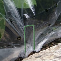 U-vormige tuinpennen voor het bevestigen van onkruiddoek, grasmatten en netten - 15CM, 40 stuks — thumbnail 5