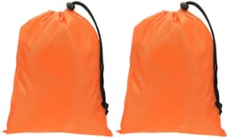 2-pack Polyester Wassenzakken 40x30 cm met Kordelzug Oranje — thumbnail 1