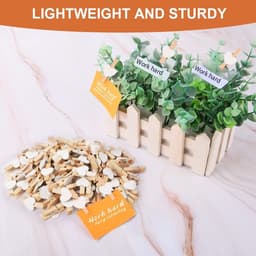 Houten Wasknijpers Set van 90 Stuks - 3,5 cm Duurzame Decoratieve Knijpers voor Fotowand, Knutselen en Verpakking - Ideaal als Gastgeschenk — thumbnail 4