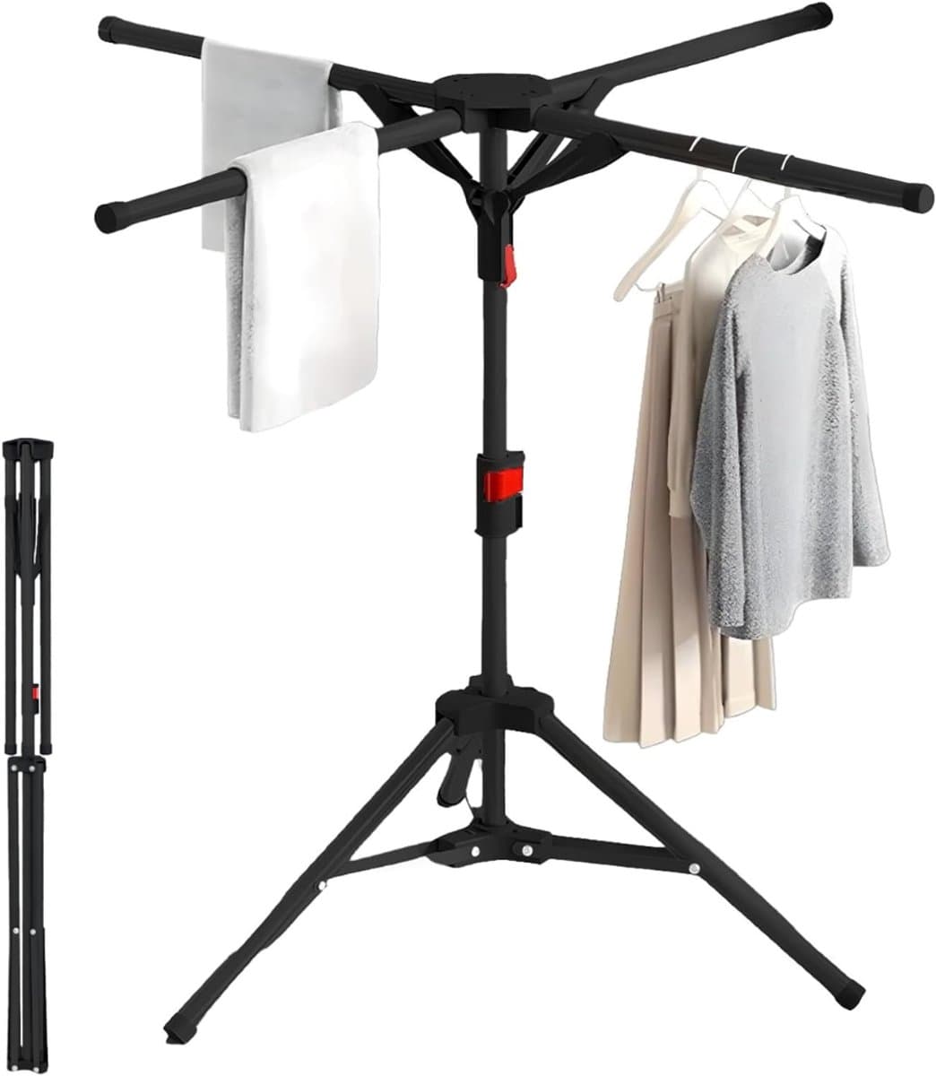 CRLYN® Wasrek Staand - Droogrek Inklapbaar - Droogtoren — afbeelding 1