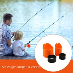 Vis Aas Zakken - Oplosbare Zakken - Karper Vissen - Snel Smeltend Materiaal - 50 Stuks - Gereedschap Kleur — thumbnail 2