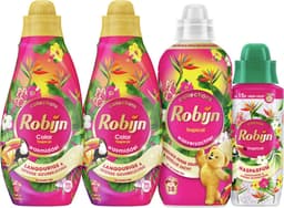 Robijn Perfect Match - Tropical - 4 stuks - 2x wasmiddel + 1 wasverzachter + 1 wasparfum - Voordeelverpakking — thumbnail 1