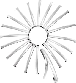 20 French barrettes and mini hairpins, metal accessories, silver hairpins (5-9 cm), creaseless clips - ShopVlot — thumbnail 1