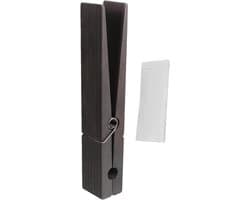 Houten Knijpers - Grote Klemmen - Handdoeken Ophangen - Robuust Hout - 30 cm Lengte - Zwart