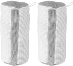 SnelShoppen - 2 stuks schoenenwasmachinezakken voor droger en wasmachine, zachte chenille microvezels, 360° reiniging, herbruikbare waszak voor sneake — thumbnail 1