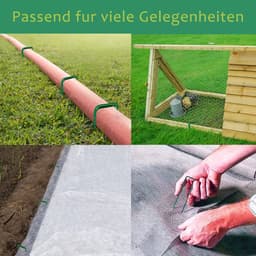 Omgoods - Set van 50 U-vormige Grondankers voor Tuin en Tent — thumbnail 5