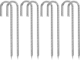 Omgoods - Set van 8 Gegalvaniseerde Grondankers voor Tent en Tuin — thumbnail 1