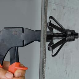 holle anker M5 x 25 mm, 20 stuks jack moeren bloemblaadmoeren zwart holle holle metalen pluggen expansiemoeren holle holle holle pluggen dunne bevestigingen holle wandankers voor holle — thumbnail 5