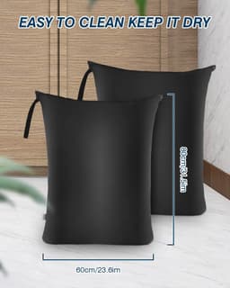 Omgoods - Waterdichte Waszak voor Nat en Droog Kleding 2-Pack — thumbnail 4