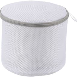 Set van 2 waszakken van mesh voor bh's, met cilindrische ritssluiting, geschikt voor de wasmachine, ideaal voor bh's, ondergoed, sokken en reiskleding. Handig voor het opbergen en organiseren van je kleding. Afmetingen: 15 cm * 17 cm — thumbnail 1