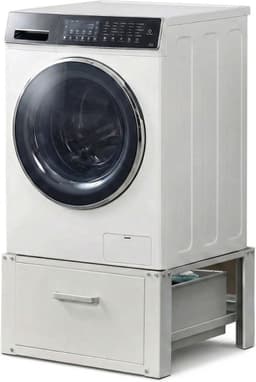 Wasmachine verhoger - Opbouwmeubel lade - Ergonomisch Wassen - 250 kg belastbaar - 55 x 63 x 33 cm - Wit — thumbnail 5