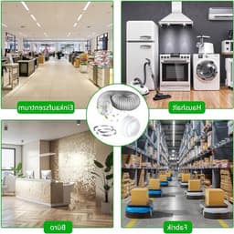 Afvoerslang Airco 150 mm x 2 m PVC verlenging - aluminium flexibele buis - roestvrijstalen klem - verloopstuk 120-160 mm - airconditioning wasdroger afzuigkap Afvoerslang Airco — thumbnail 2