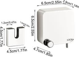 Intrekbare Waslijn - Droogrek Binnen - Kleding Drogen - Roestvrij Staal - 3.5 Meter - Wit — thumbnail 5