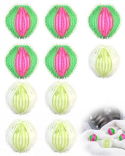 Wasballen 3,5 cm - gemengde kleuren - dierenharen verwijdering - effectief in was en droger - Luxento — thumbnail 5