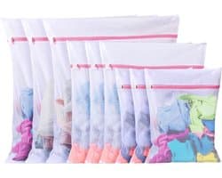 SnelShoppen - 10-delige Wasnet Set voor Wasmachine - Grote Mesh Waszakken voor Kleding, Shirts, BH's, Sokken, Schoenen, Sweaters, Babykleding - 3 Mate