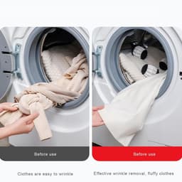 Wasballen - Herbruikbare Wasballen - Set voor Haarverwijdering & Anti-Knoop - Pluizenvanger voor Wasmachine - Detergent Versneller - Zachte Kledingverzorging - Draagbare Ontharing Ballen — thumbnail 4