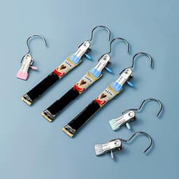 20 stuks draagbare wasknijpers van metaal met haken tang voor sokken broeken schoenen handdoeken hoeden — thumbnail 2