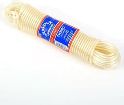 Kledinglijn - Waslijn - Kleding Drogen - Duurzame PVC Buitenlaag - 100 meter - Helder — thumbnail 1