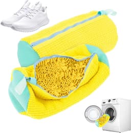 Dailygoods- Schoenwaszak - Beschermende Mesh - Herbruikbare Waszak - Ritssluiting - Set van 2 - Duurzaam Polyester Katoen — thumbnail 1