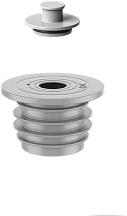 Afvoerpijp Siliconen Seal - Wasmachine Rioolslang - Geurloos Huis - Flexibele Diameter Aanpassing - 45-50 mm - Grijs — thumbnail 1