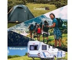 SnelShoppen - Extendable Clothesline 10 m - Camping Waslijn - Lichtgewicht en Compact - Ideaal voor Buiten, Reis, Tuin en Badkamer - Zwart
