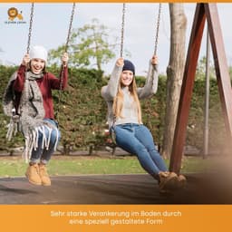 Grondankers set van 4 - Gegalvaniseerd - Veilig bevestigen voor schommel en speelhuis — thumbnail 3