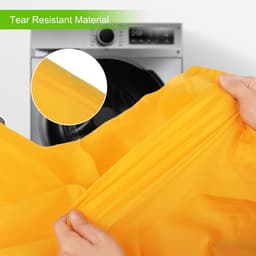 Waszakken 2-pack, 68 x 90 cm, tweewegs trekkoord, scheurvaste, draagbare waszakken met grote capaciteit voor studenten, appartementen, reizen, vakanties, universiteit — thumbnail 3