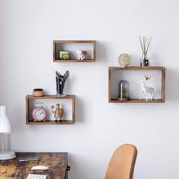 Vintage bruine wandplanken - 30 x 10 x 15 cm - Vintage bruin — thumbnail 3