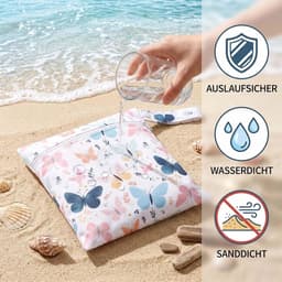Grote, middelgrote en kleine natte tassen voor kleuterschool, waterdichte luiertas en waszakken voor reizen en badpakken — thumbnail 2