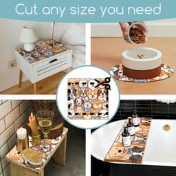 Wasmachine Droger Hoes - Wascover Beschermer - Huishoudelijk Gebruik - Antislip Rubber Onderkant - 60 x 60 cm - Meerkleurig — thumbnail 5